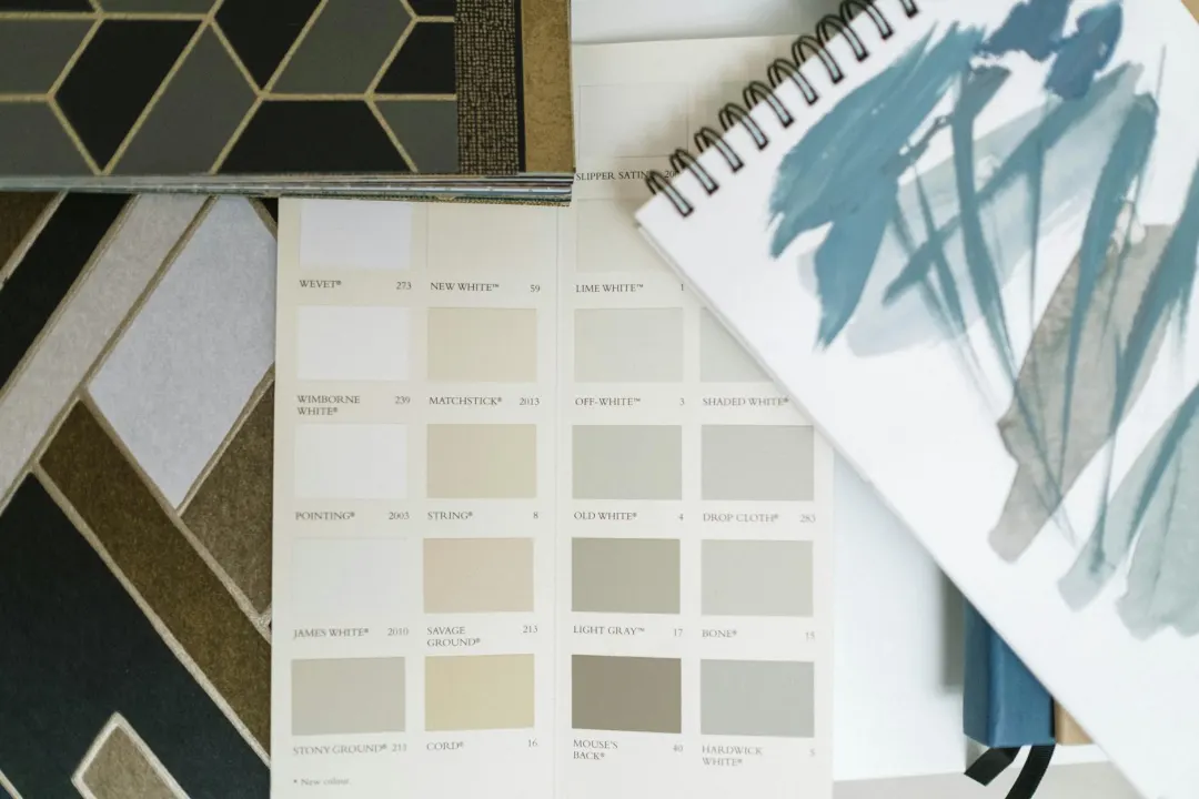 Muestras de colores naturales